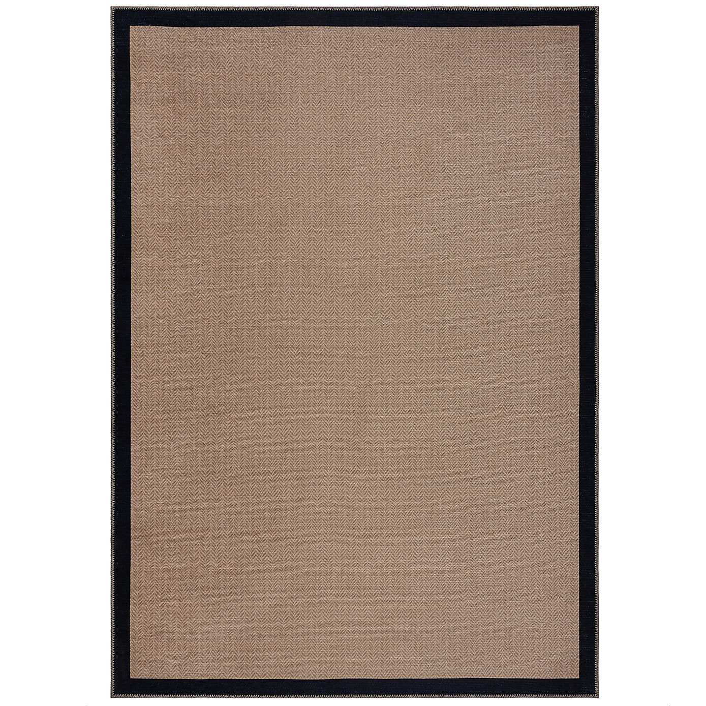 Herringbone Washable Rug