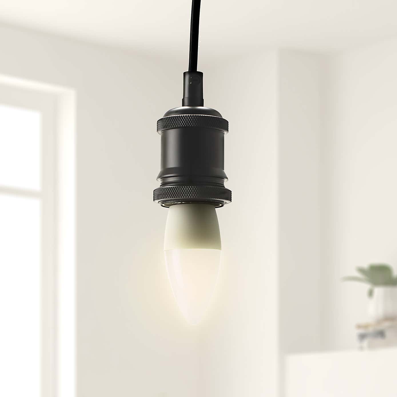 Status 5.5W Dimable Pearl SES Candle 2 Pack