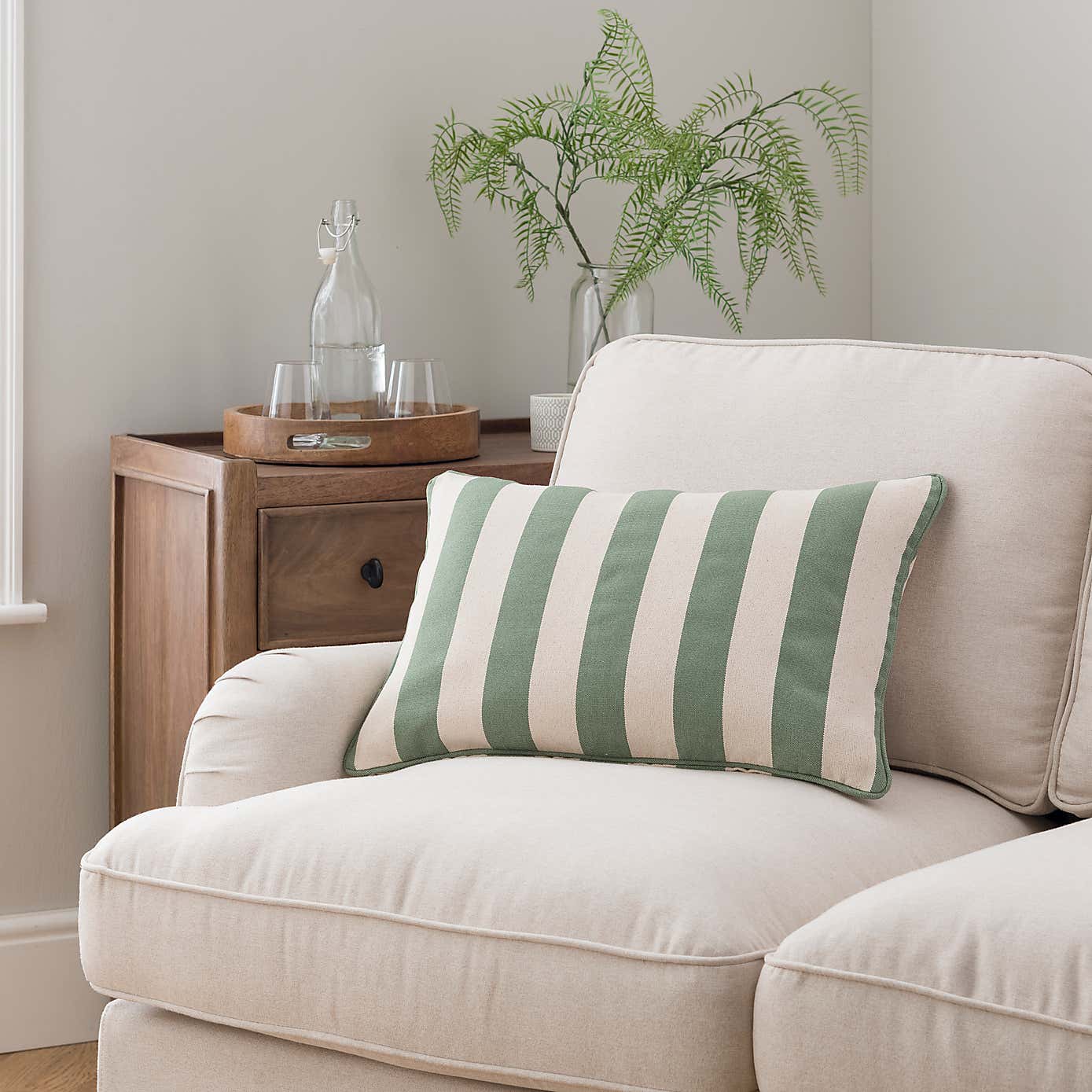 Beatrice Stripe Cushion