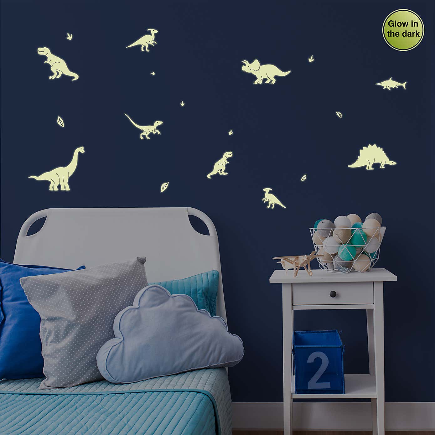 Glow in the Dark Dino Small Wall Sticker