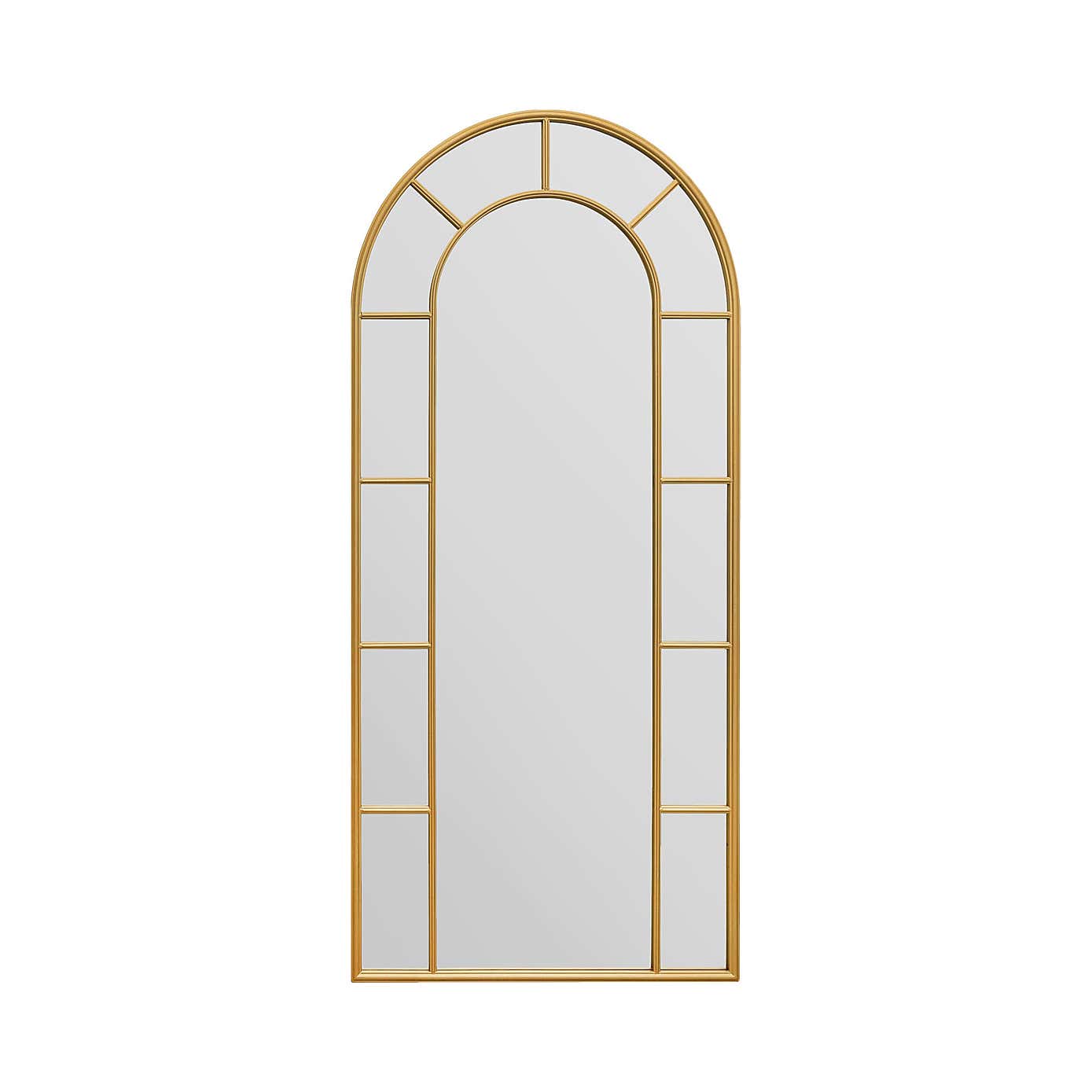 Arcus Denestra Arched Indoor Outdoor Full Length Wall Mirror