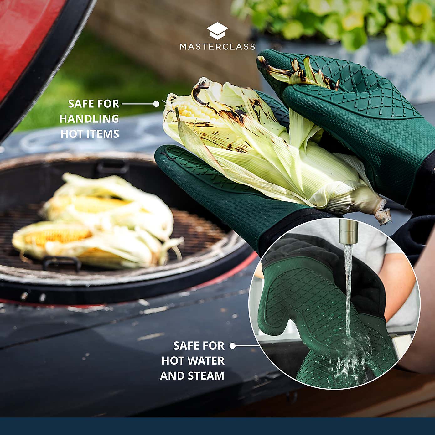 MasterClass Silicone Double Oven Glove