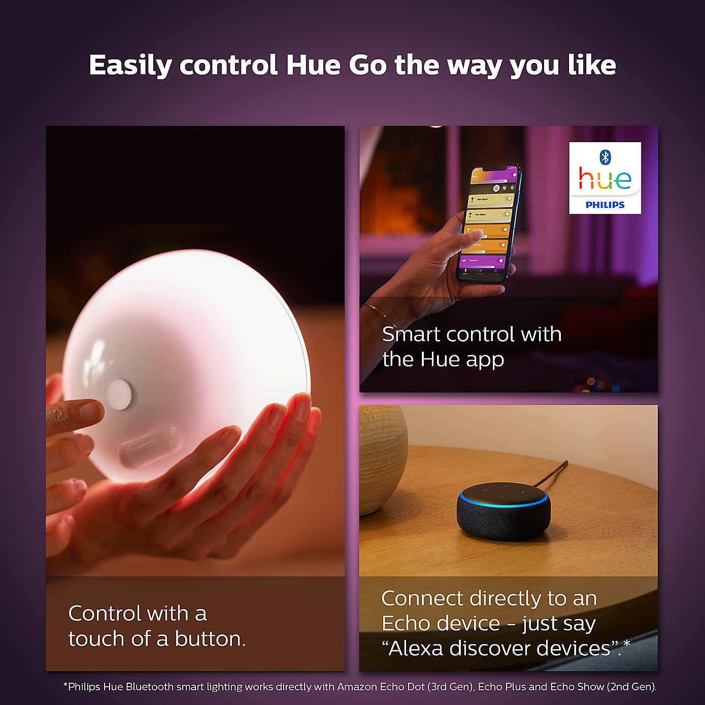 Philips HUE Go 2.0 Smart LED Portable Light