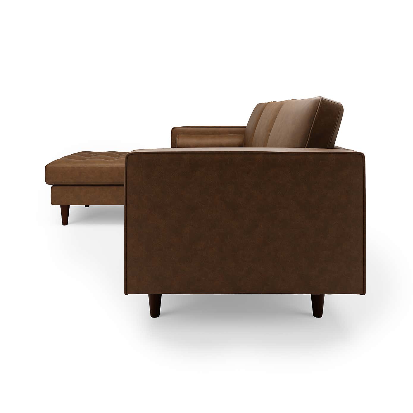 Zoe Faux Leather Right Hand Corner Sofa