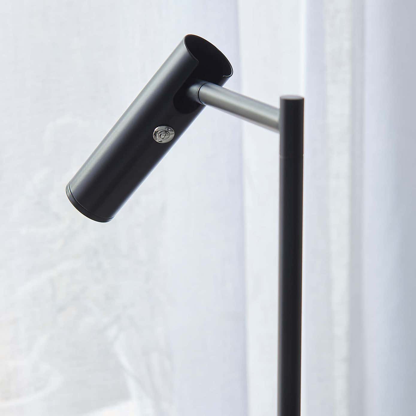 Vogue Lighting Adam Steel Adjustable Touch Dimmable Floor Lamp