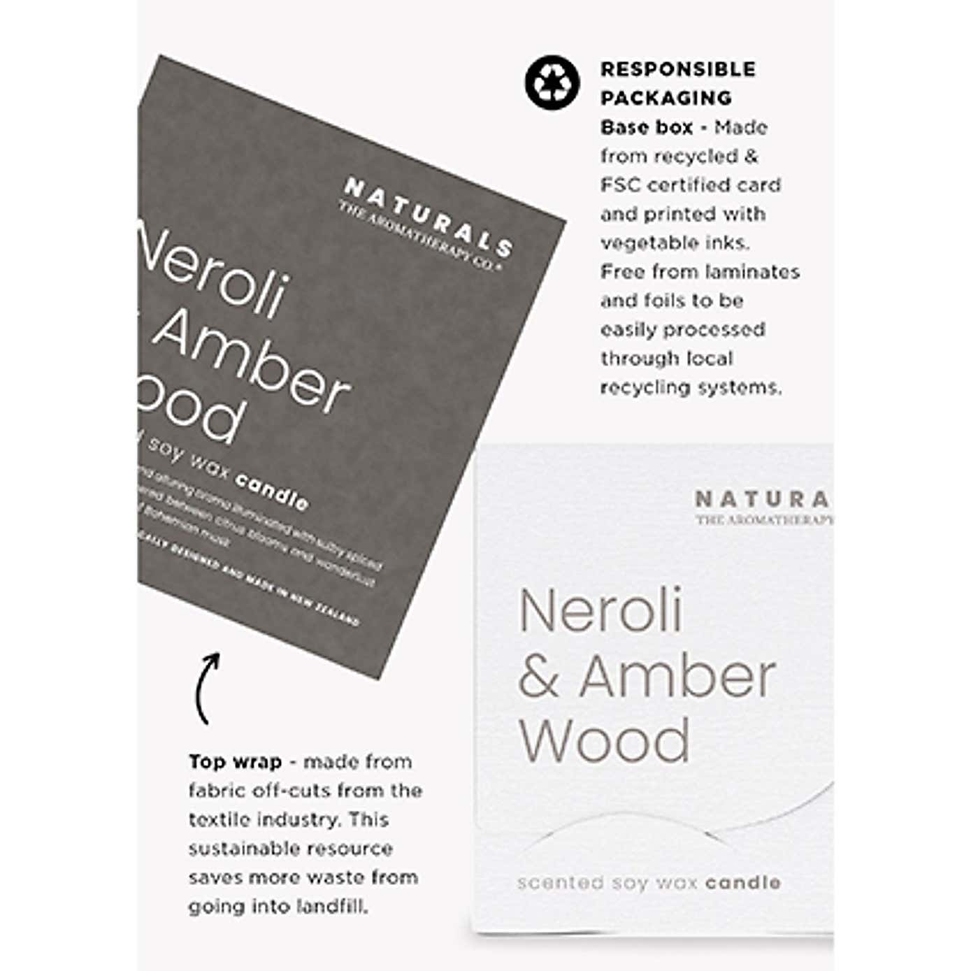 Aromatherapy Co Naturals Neroli and Amber Wood Jar Candle