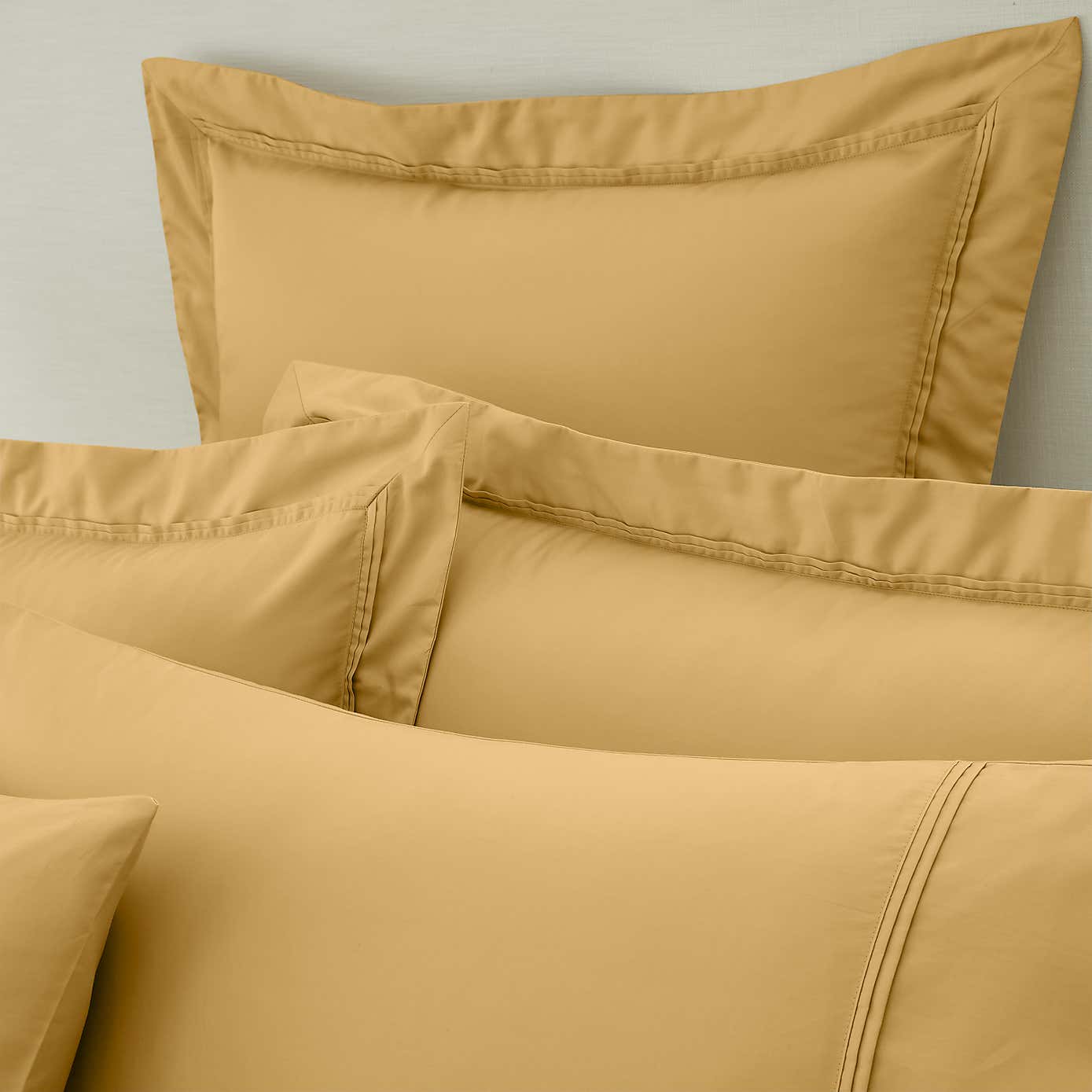 Dorma 500 Thread Count 100% Cotton Satin Plain Cuffed Pillowcase