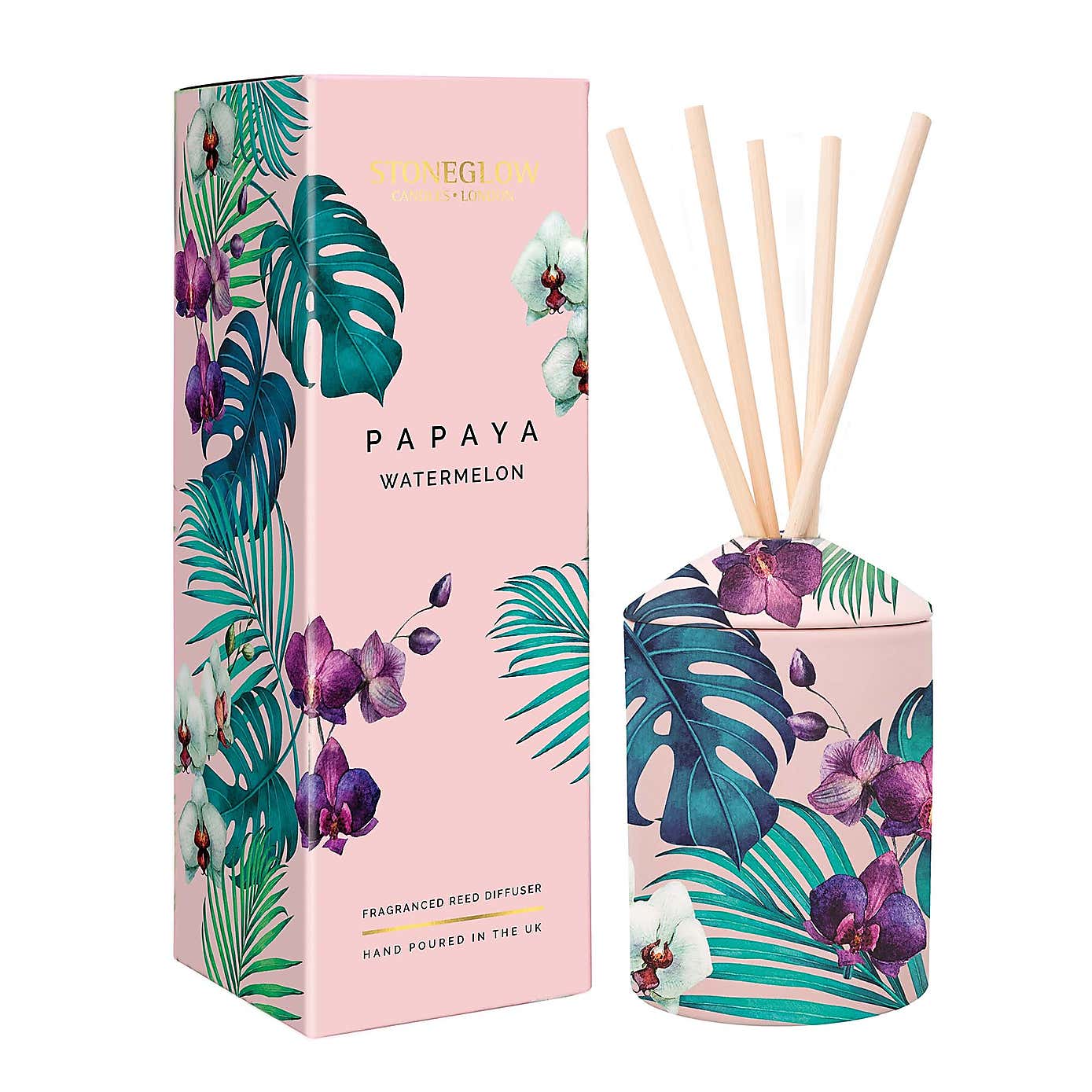 Stoneglow Urban Botanics Papaya Watermelon Reed Diffuser