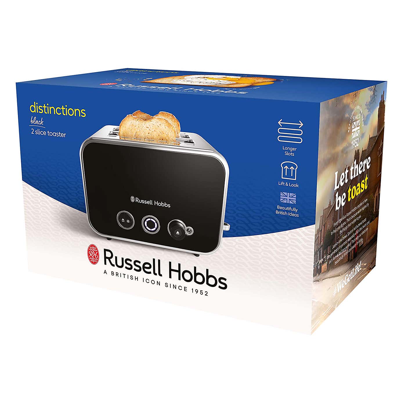Russell Hobbs Distinctions 2 Slice Stainless Steel Toaster