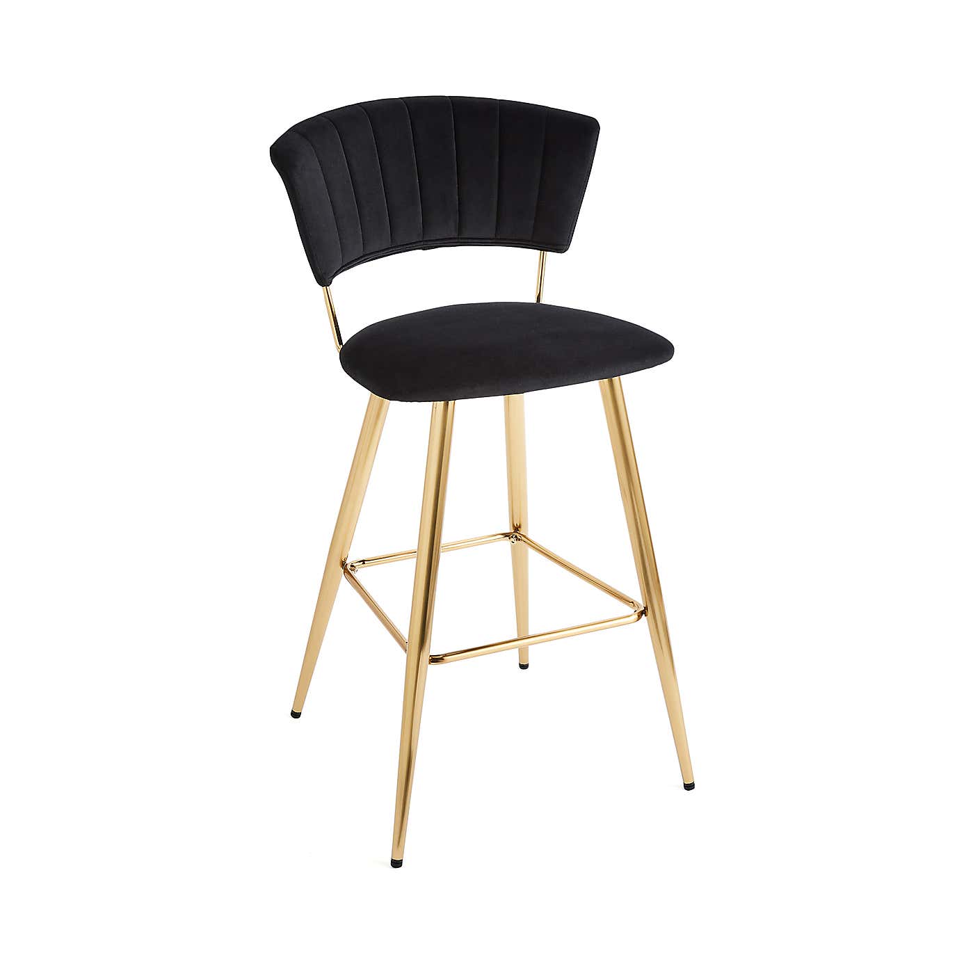 Kendall Velvet Bar Stool