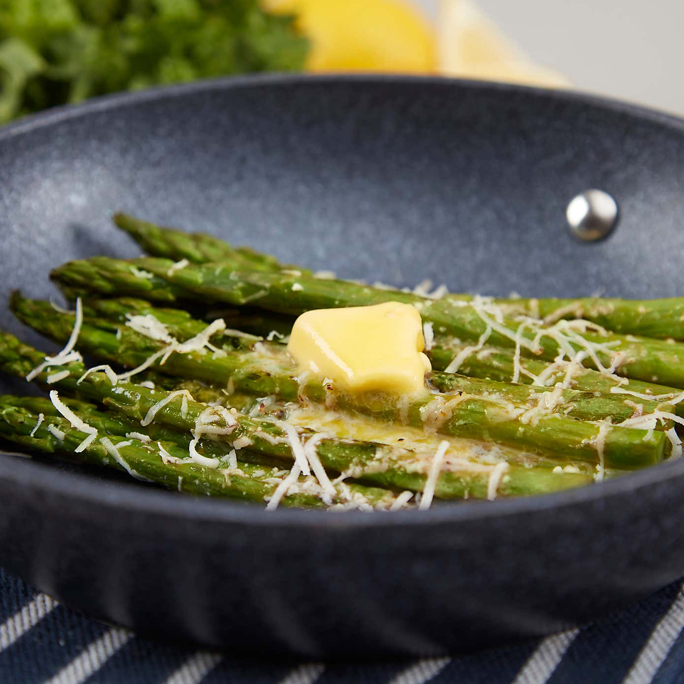 TruStone Non-Stick Aluminium Violet Black Frying Pan, 20cm