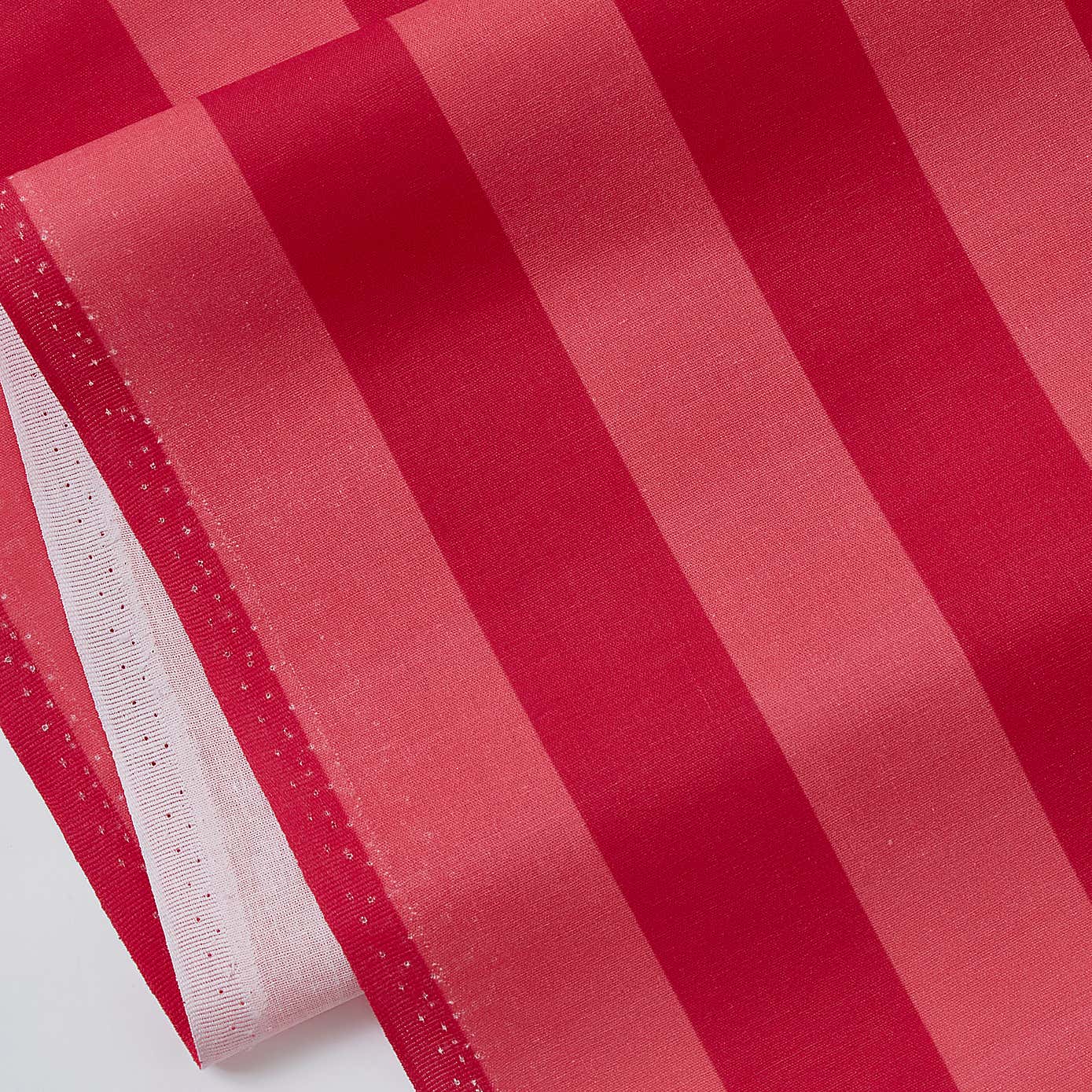 Magenta Stripe Cotton Poplin