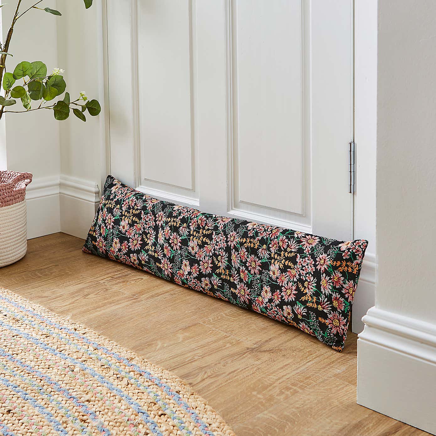 Floral Jacquard Draught Excluder