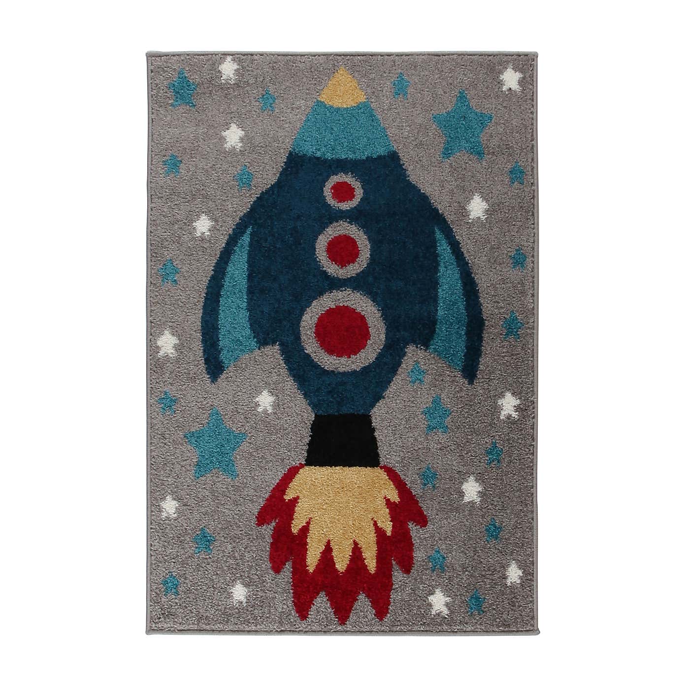 Space Rocket Rug