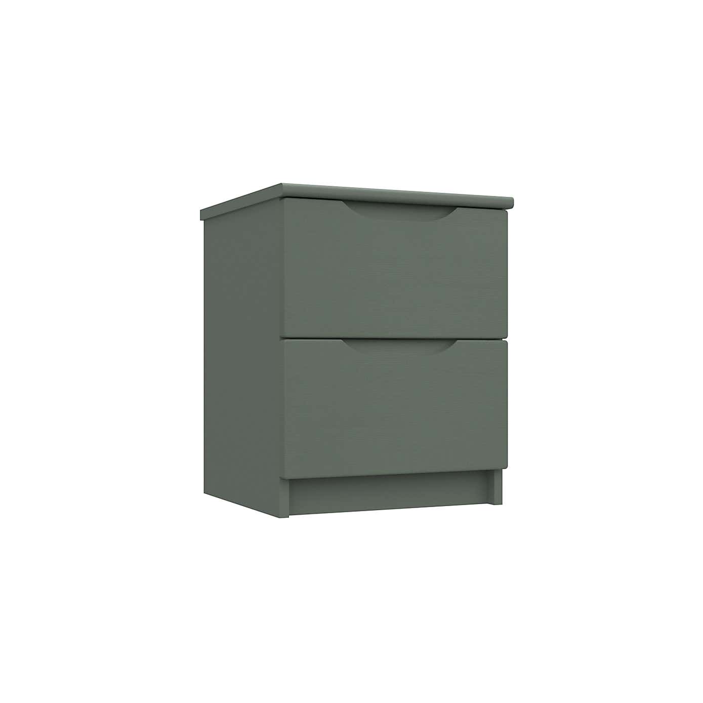 Legato 2 Drawer Bedside Table