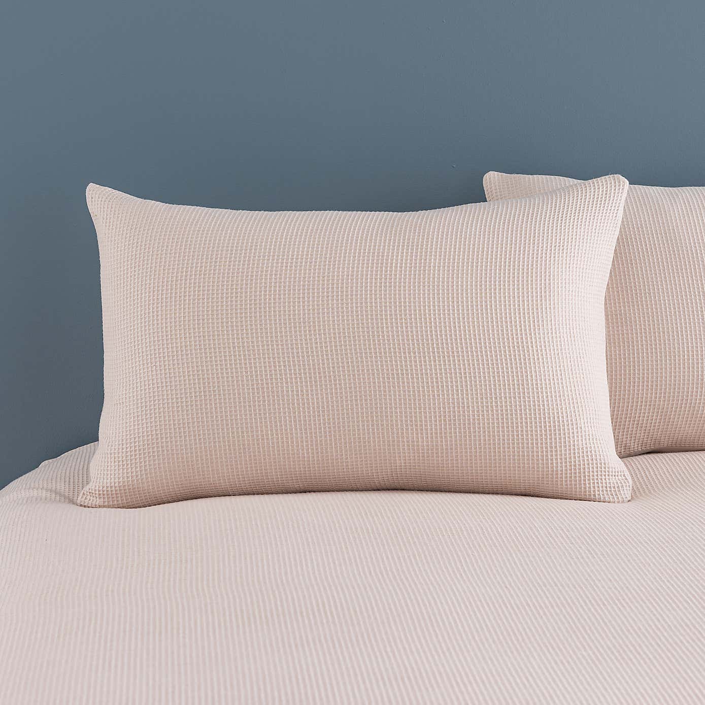 Alston Waffle Duvet Cover and Pillowcase Set
