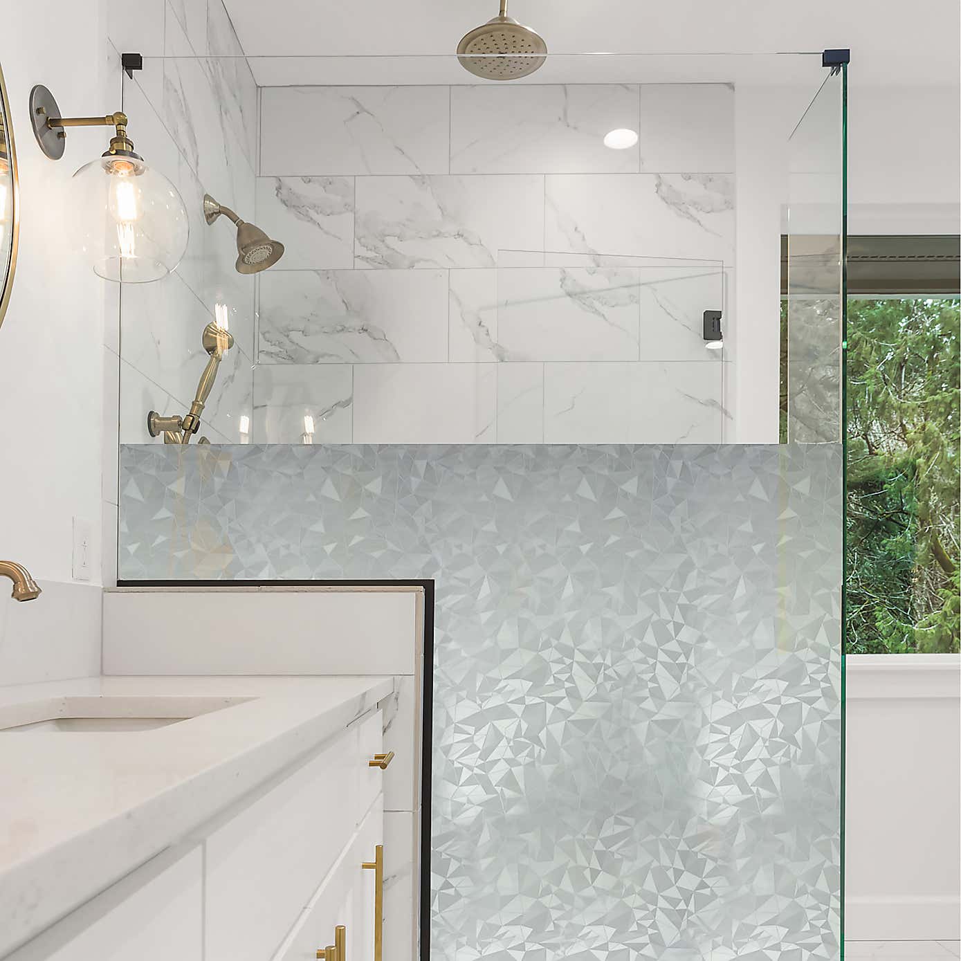 Etched Glass Window Film