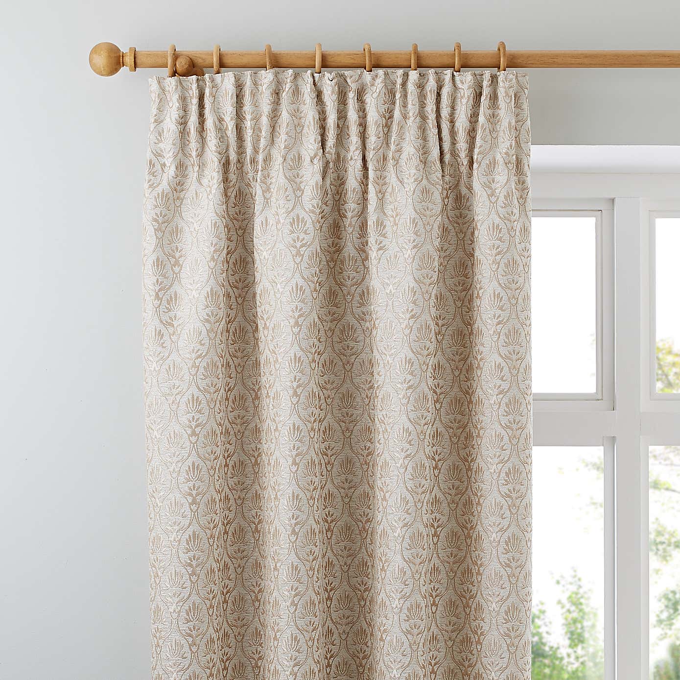 Heritage Mulberry Pencil Pleat Curtains
