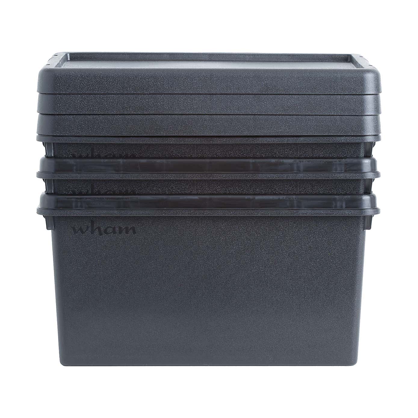 Wham Bam Set of 3 Stackable Boxes & Lids