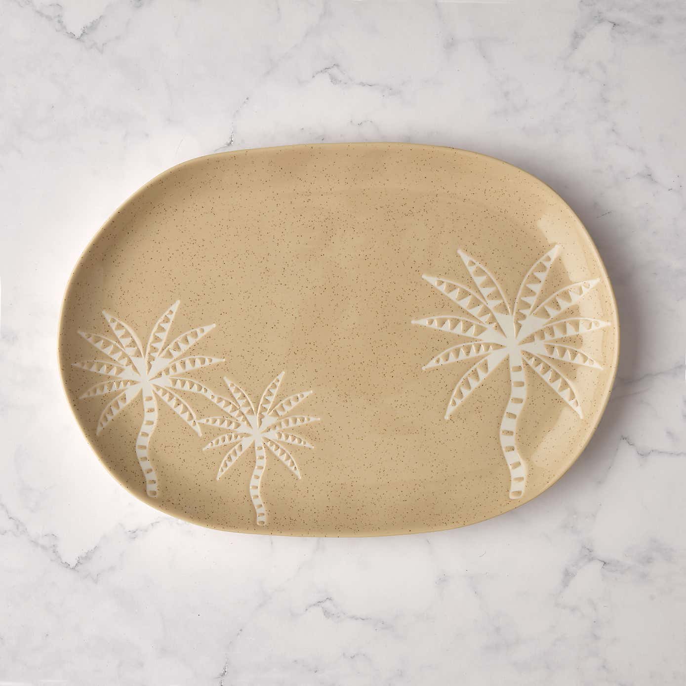 Sun Stoneware Serving Plate