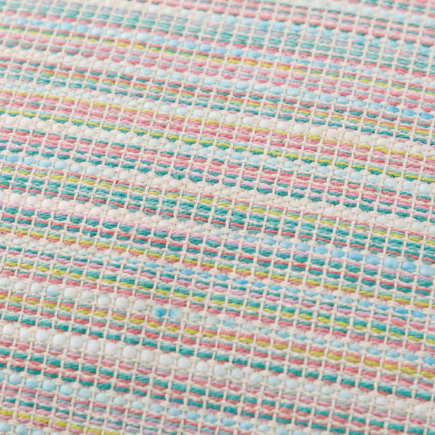 Ava Flat Weave Cotton Rectangle Cushion