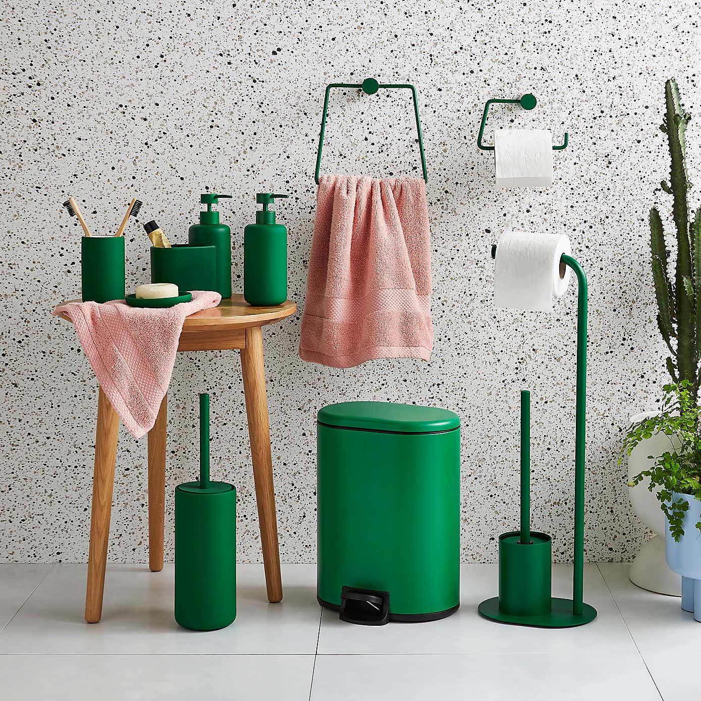 Elements Matte Duo Soap Dispenser and Storage