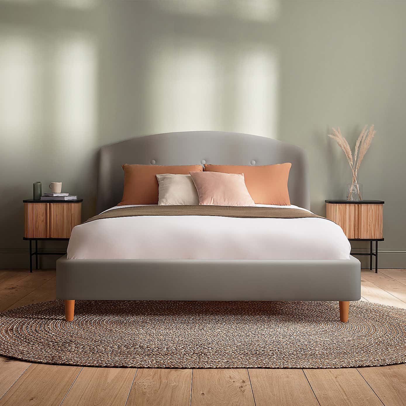 Silentnight Evana Bed Frame, Velvet