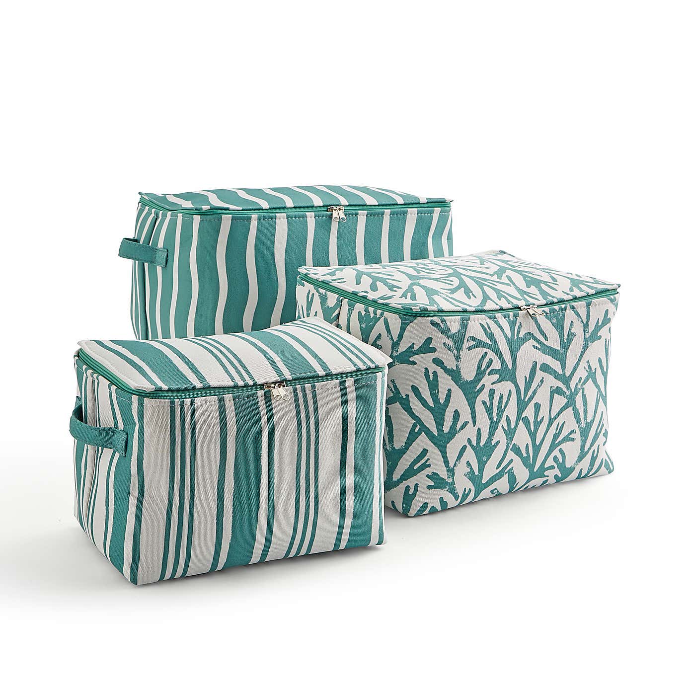 Set of 3 Coastal Storage Bags