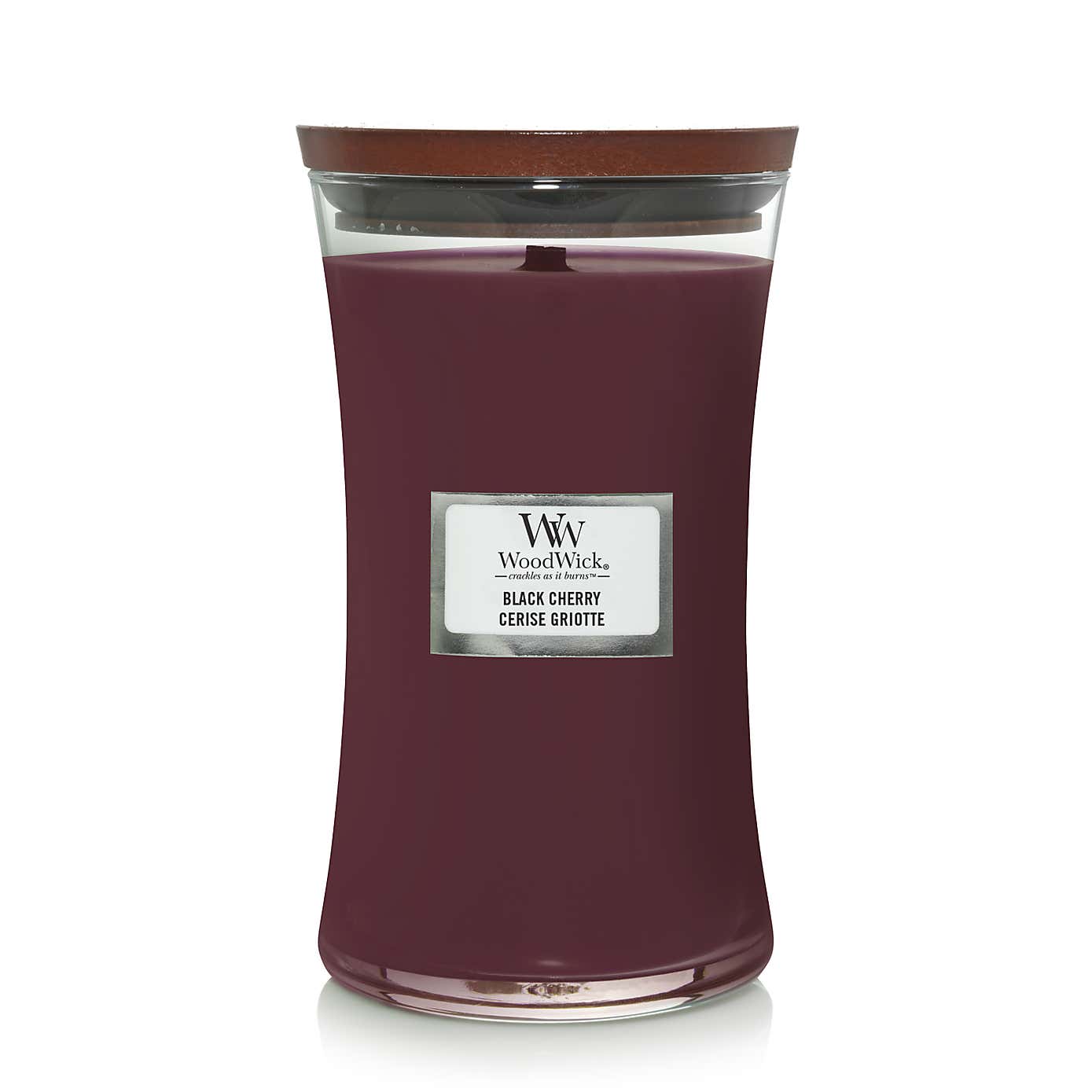 Woodwick Black Cherry Large Hourglass Candle