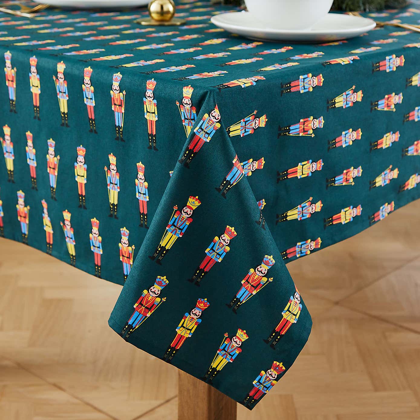 Catherine Lansfield Nutcracker Tablecloth