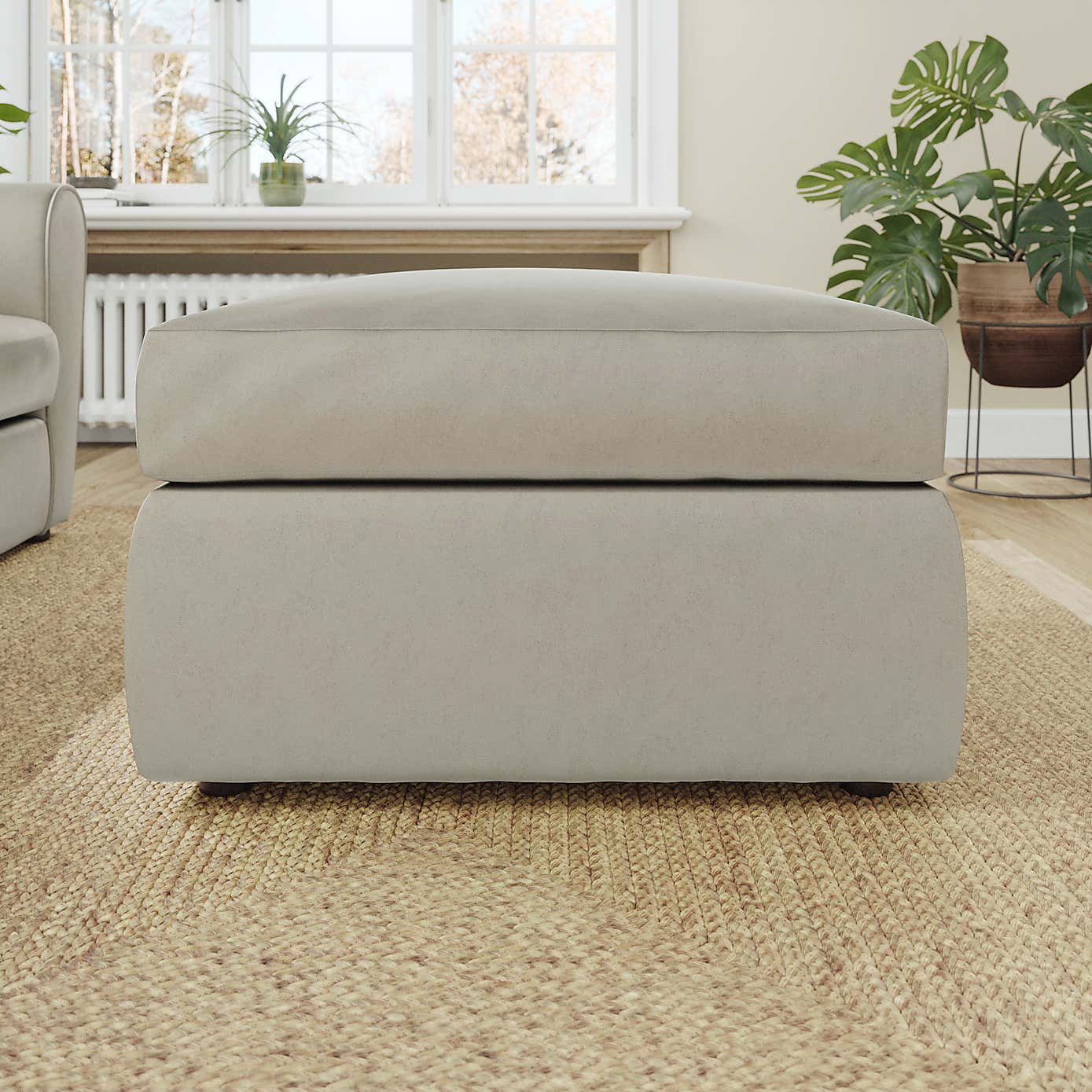 Blake Opulent Velvet Footstool