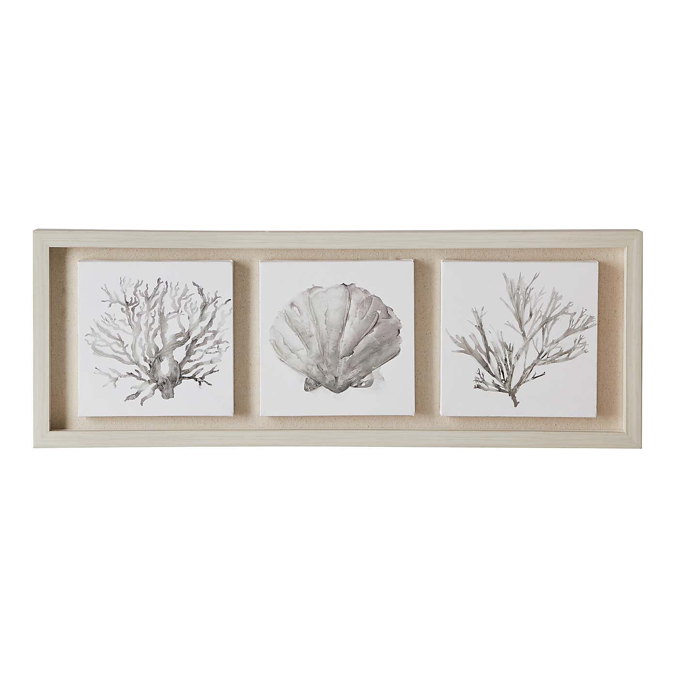 Coastal Corals Boxed Canvas