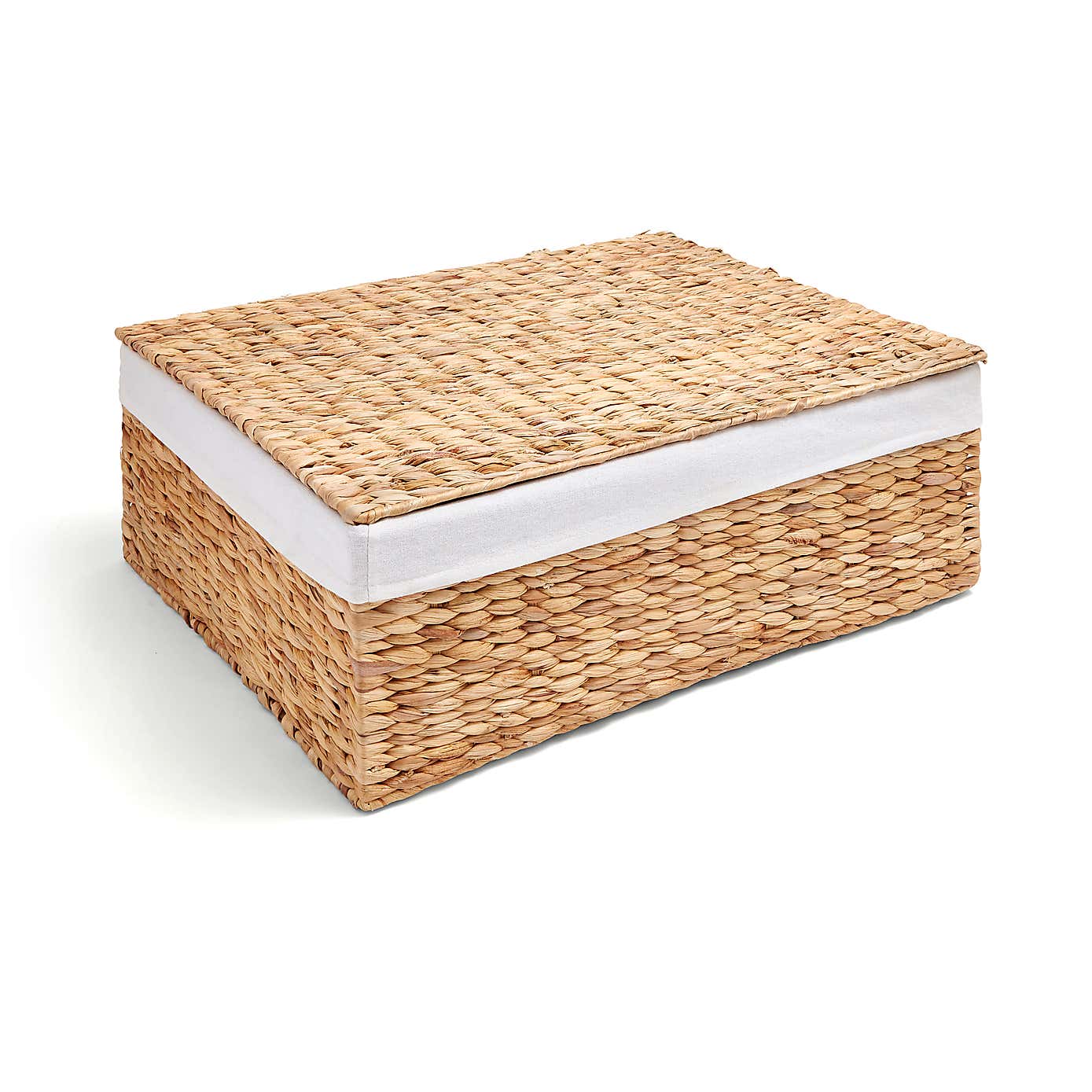 Woven Water Hyacinth Underbed Trunk