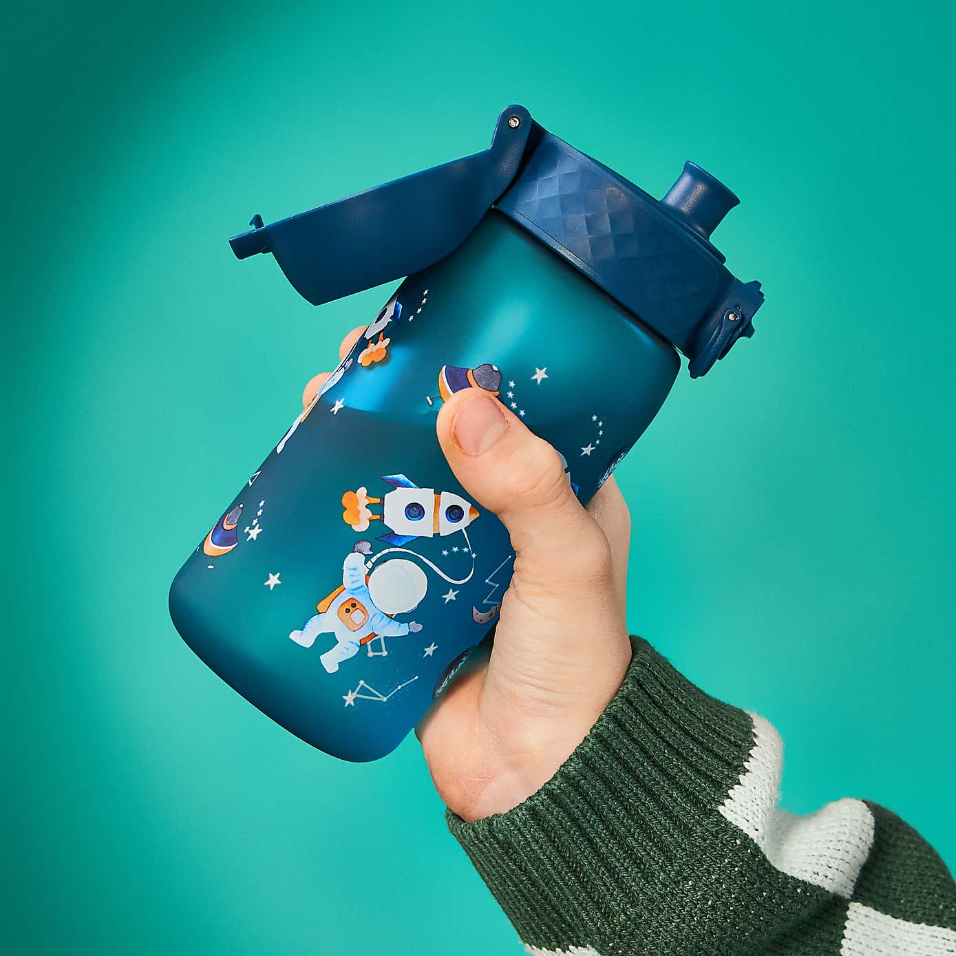 Ion8 Leak Proof Kids Space Water Bottle, 350ml