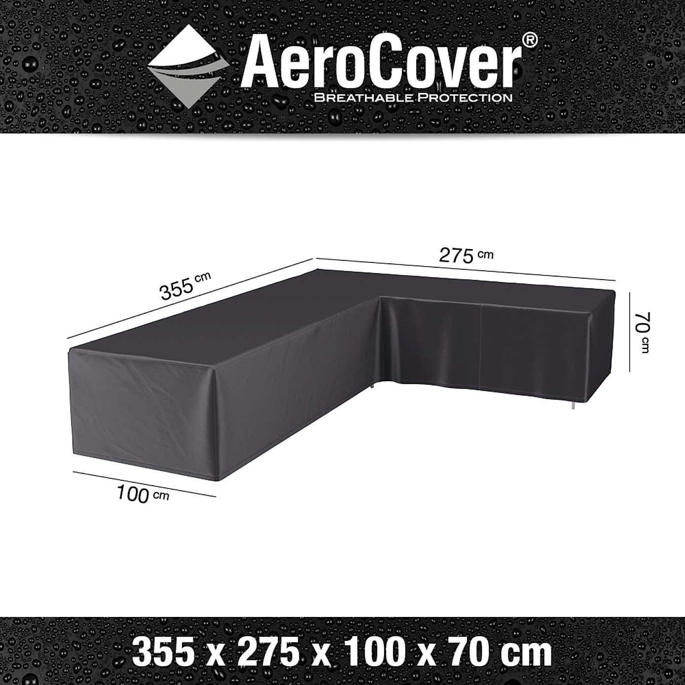 Aerocover Lounge Set Left Hand L Shape Cover