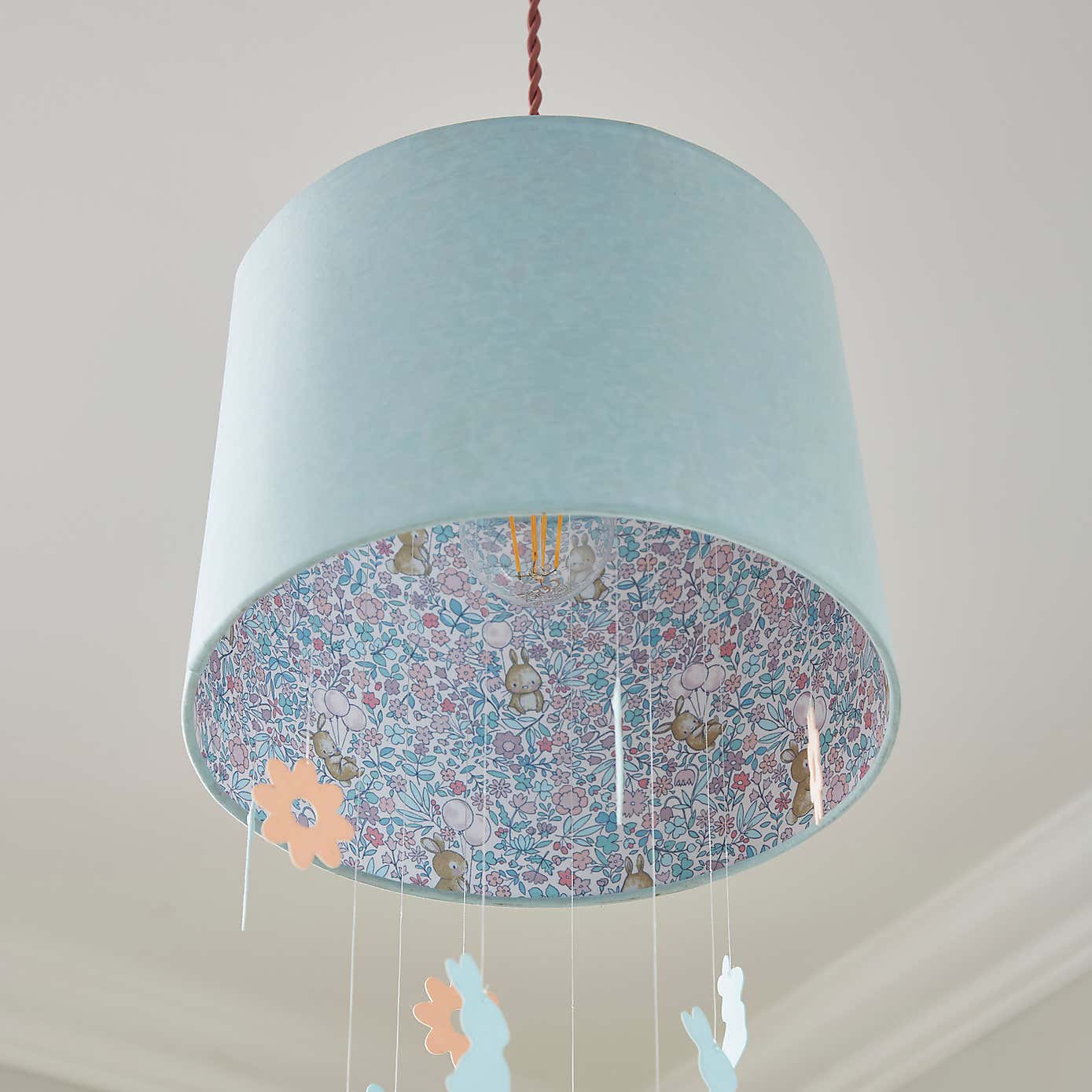 Ditsy Bunnies Mobile Lamp Shade