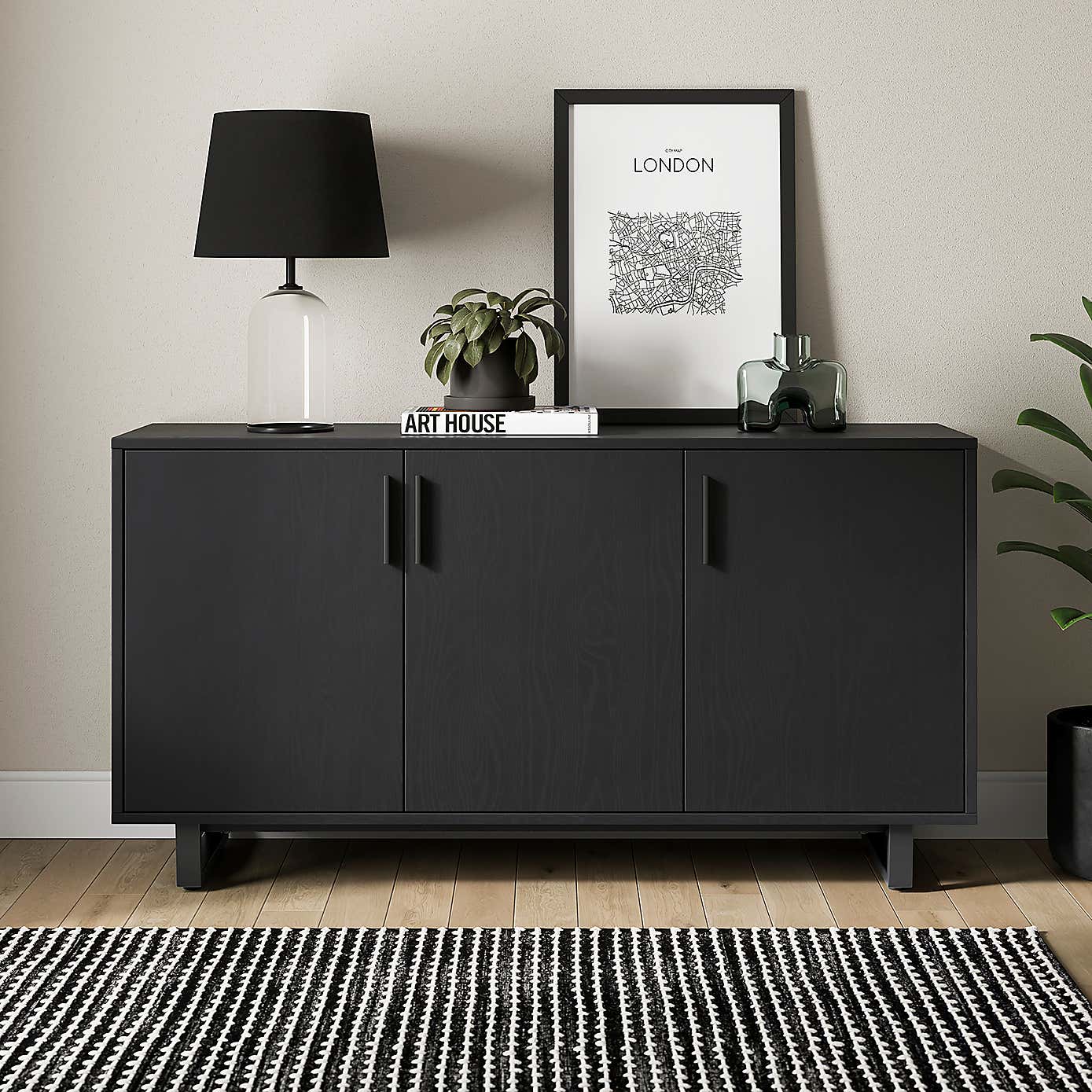 Freddie Large Sideboard Oak Effect