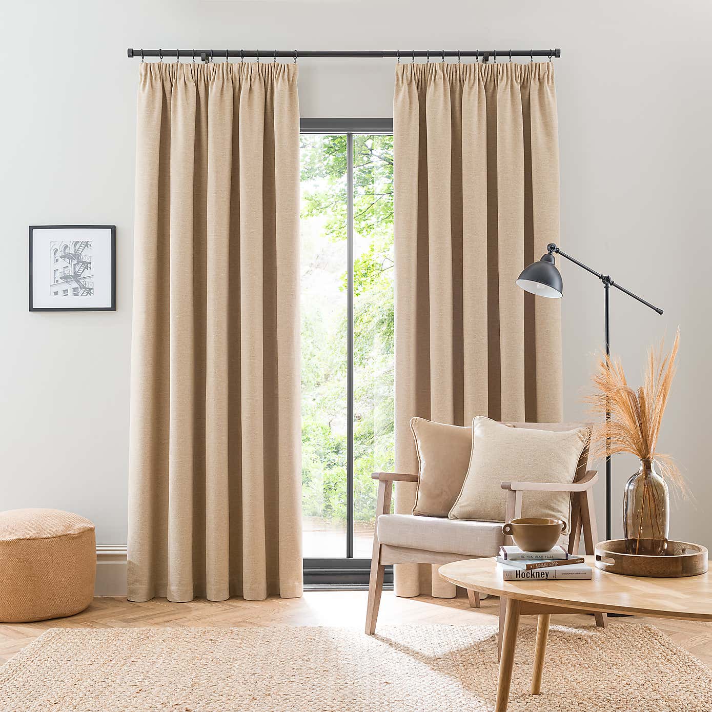 Calista Pencil Pleat Curtains