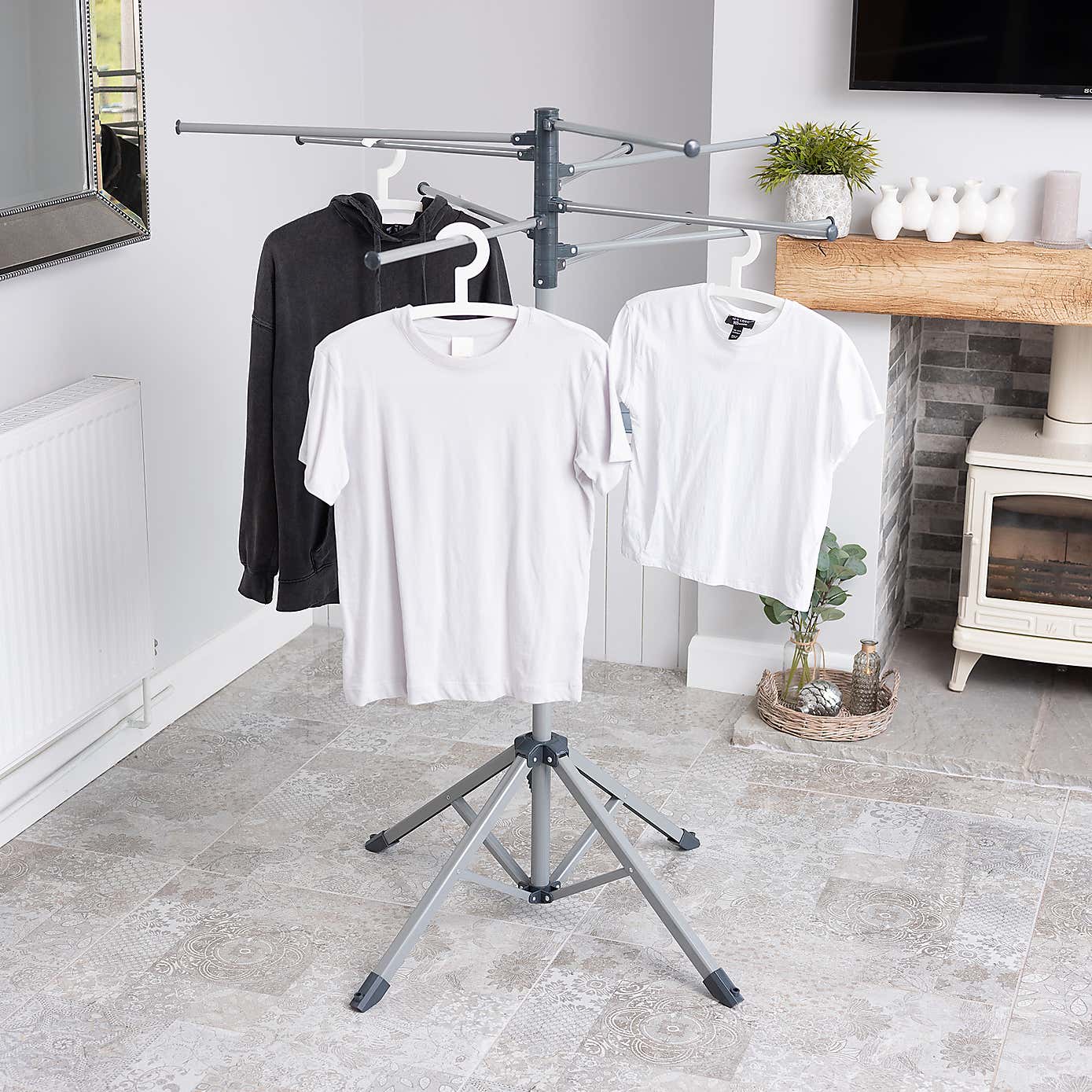 Dunelm 360 Degree Indoor 10 Arm Airer