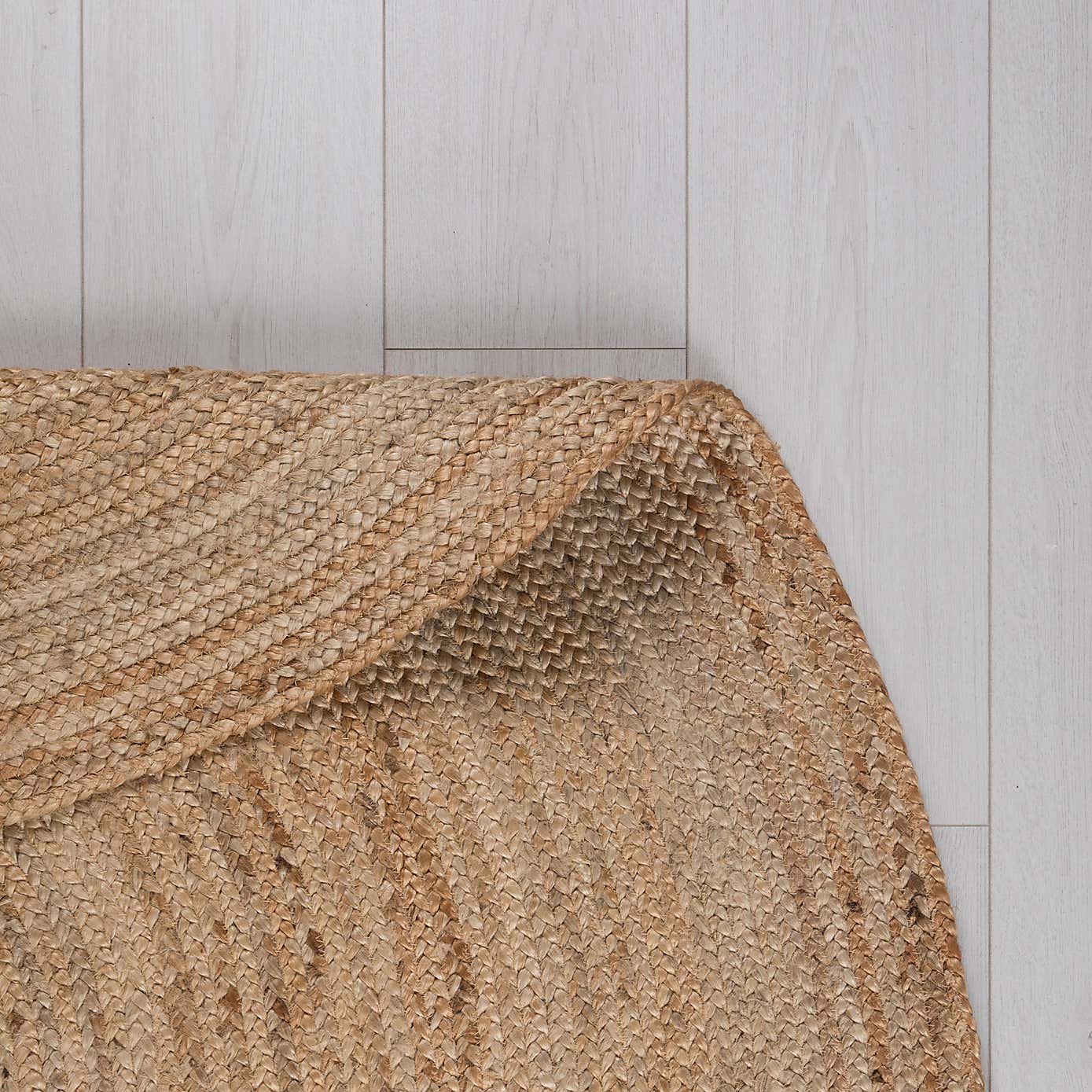 Braided Jute Oval Rug