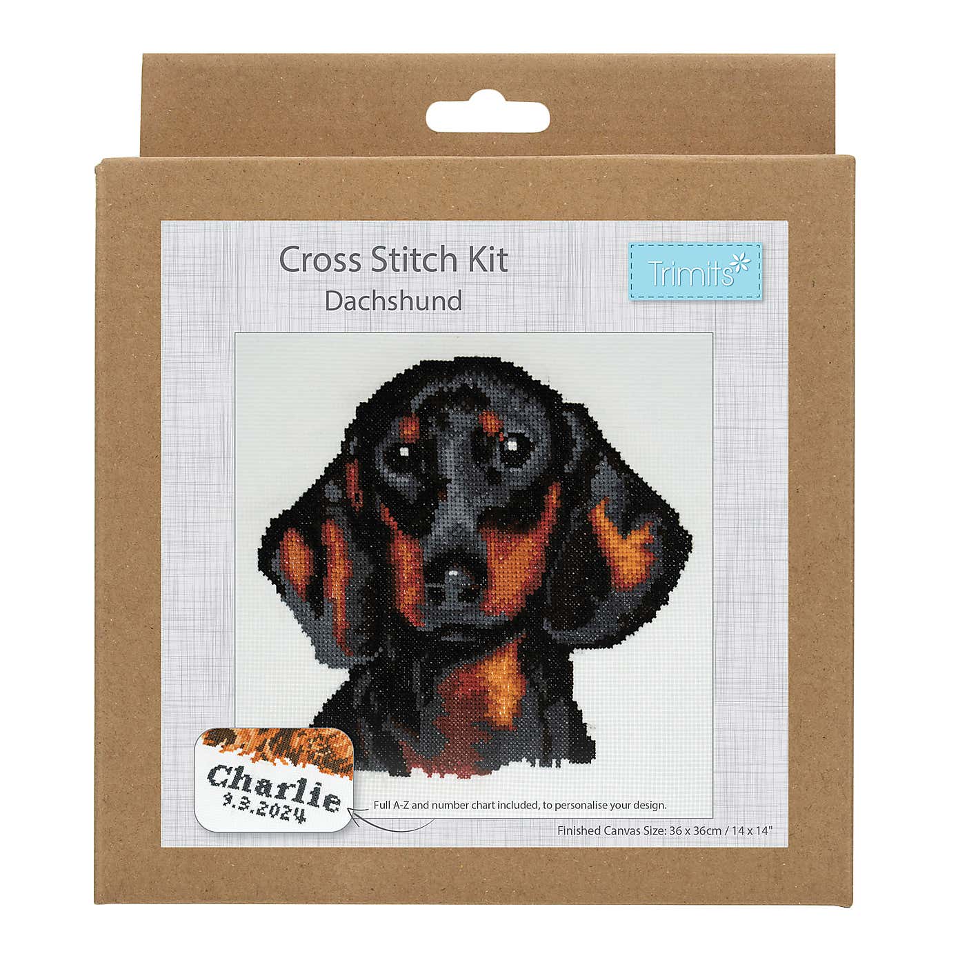 Cross Stitch Dachshund