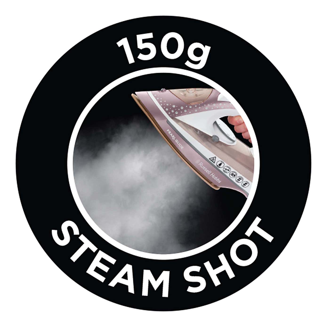 Russell Hobbs Pearl Glide Rose Iron