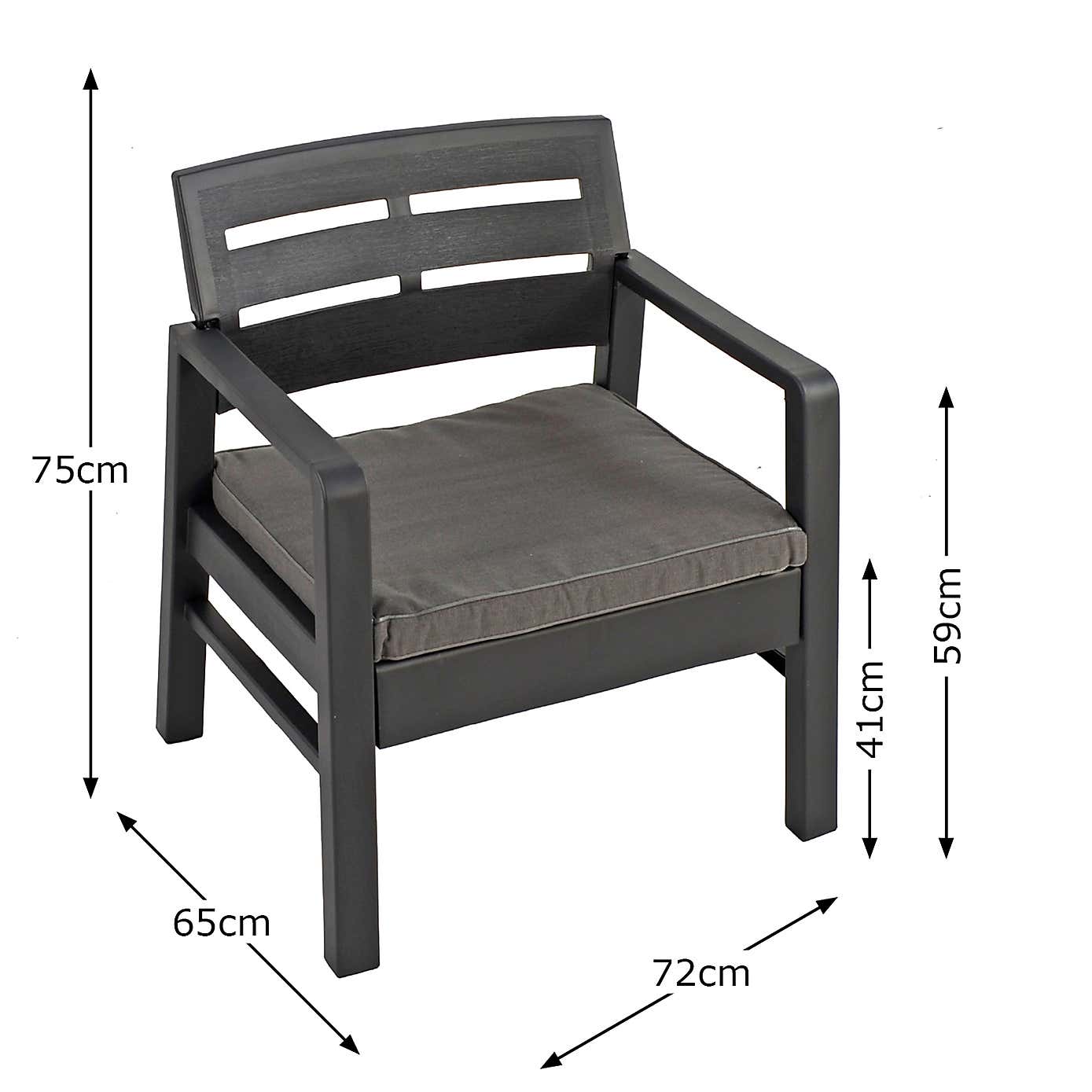 Trabella Venice 2 Seat Conversation Set