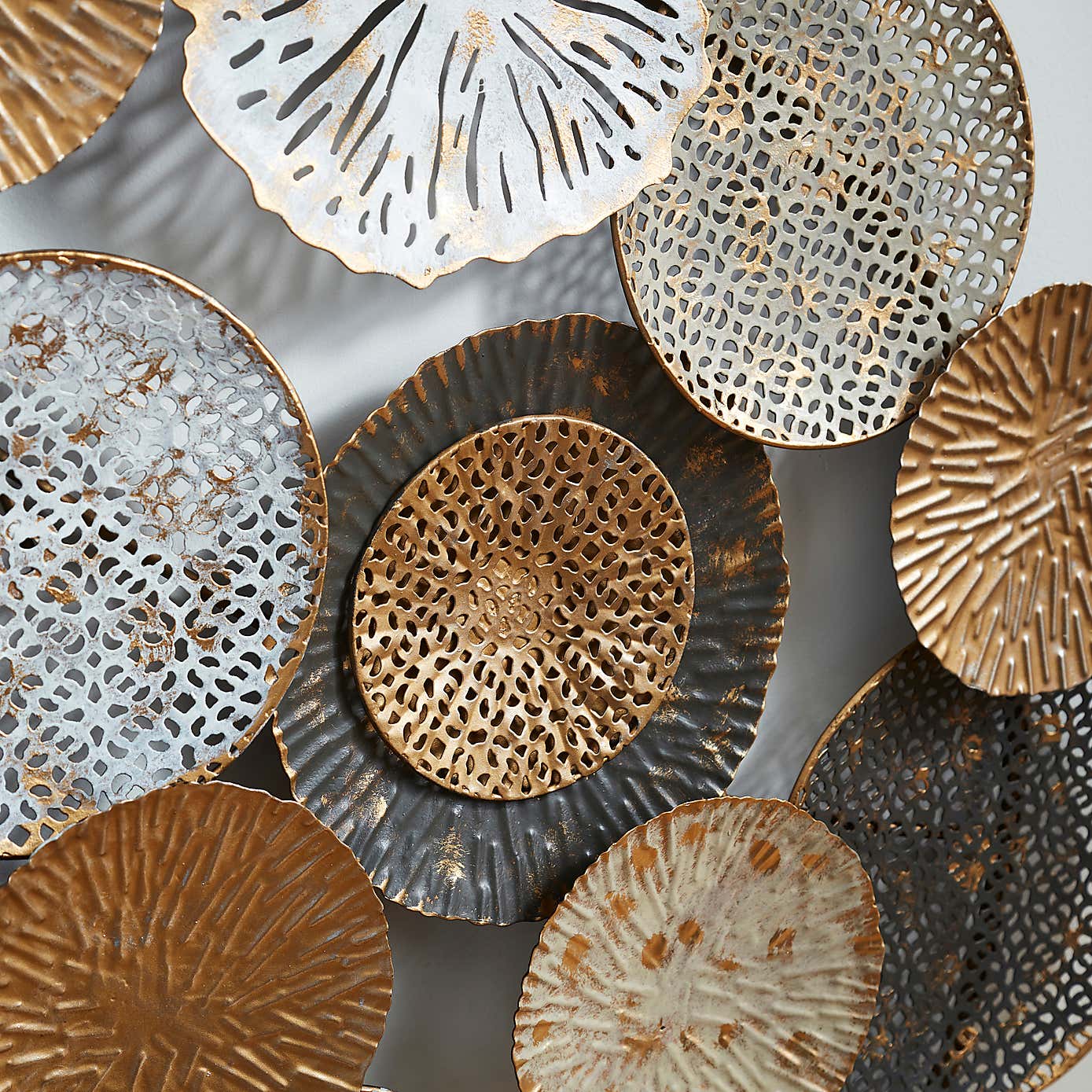 Cinnibar Round Indoor Outdoor Metal Wall Art