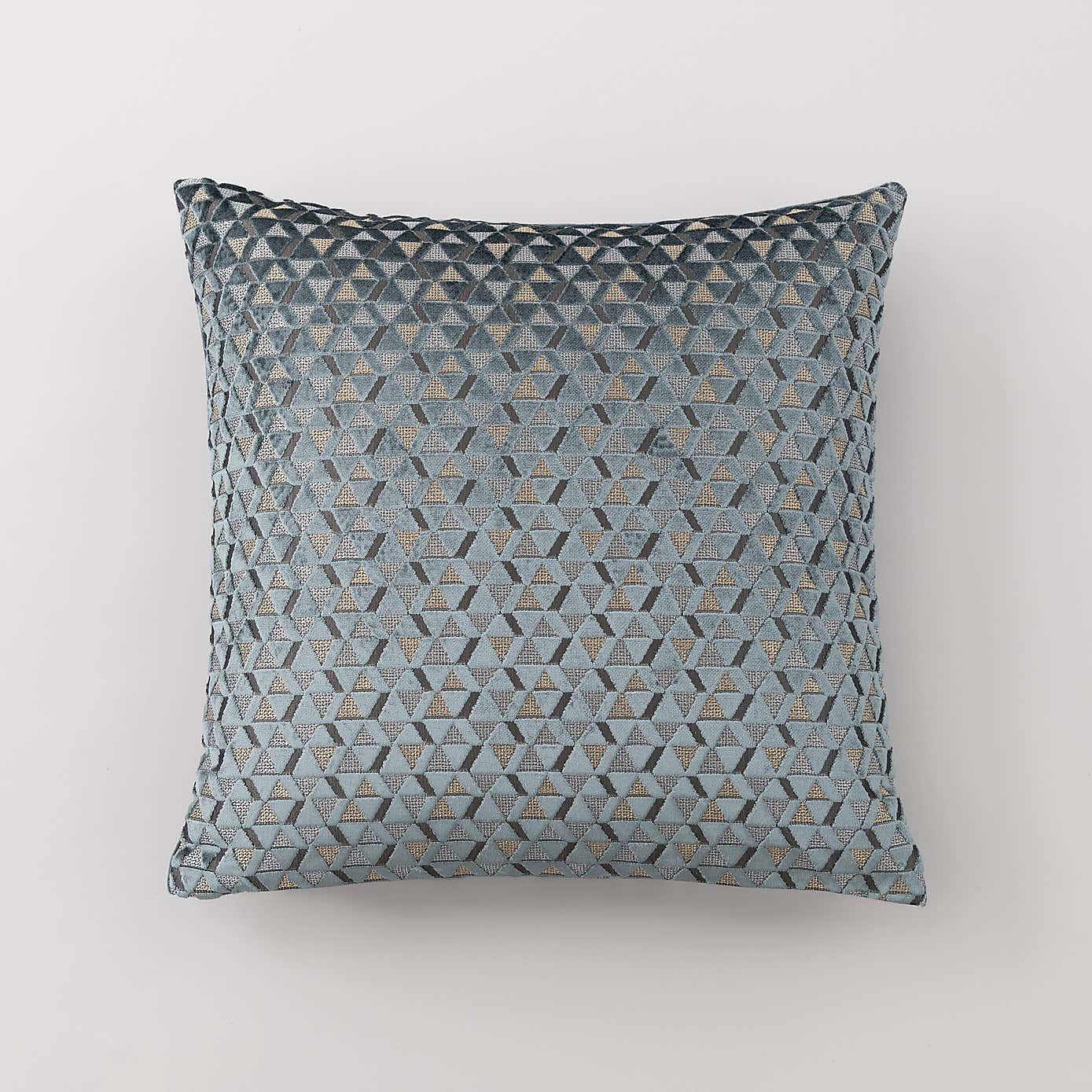 Cut Velvet Mini Triangles Cushion