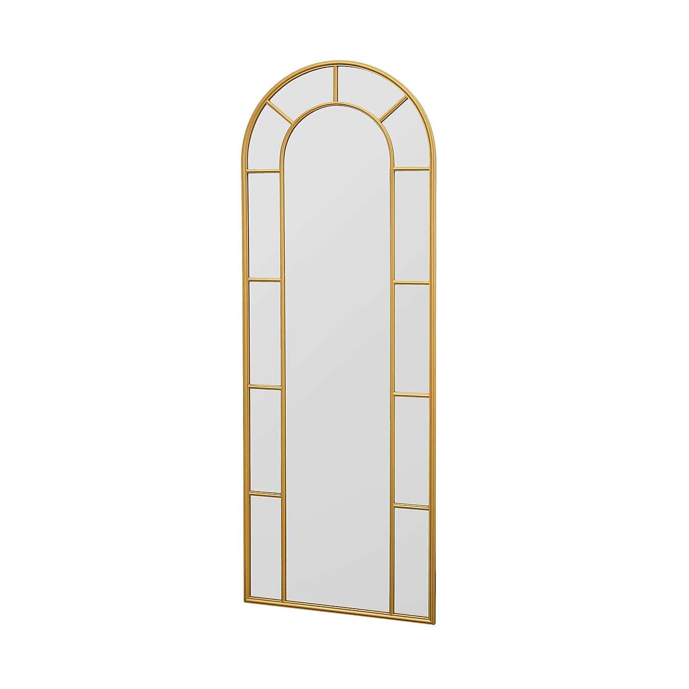 Arcus Denestra Arched Indoor Outdoor Full Length Wall Mirror
