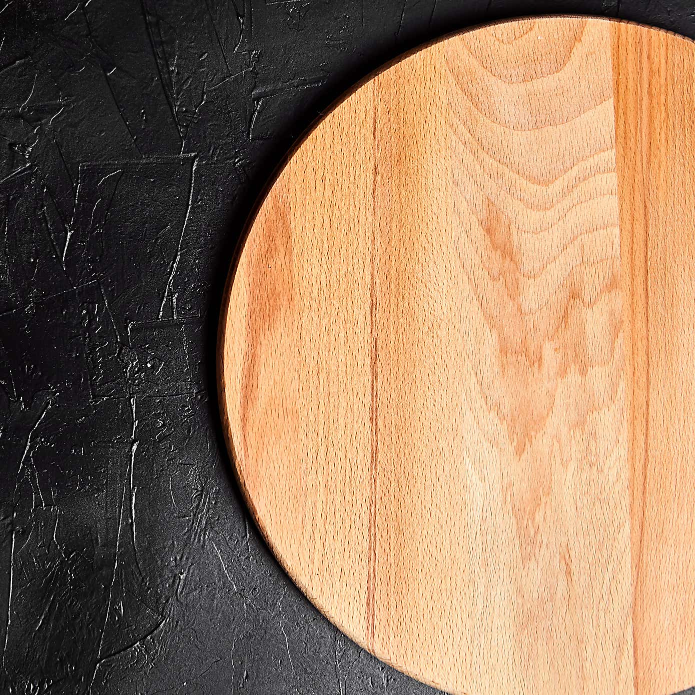 School of Wok Beech Round Chopping Block Board