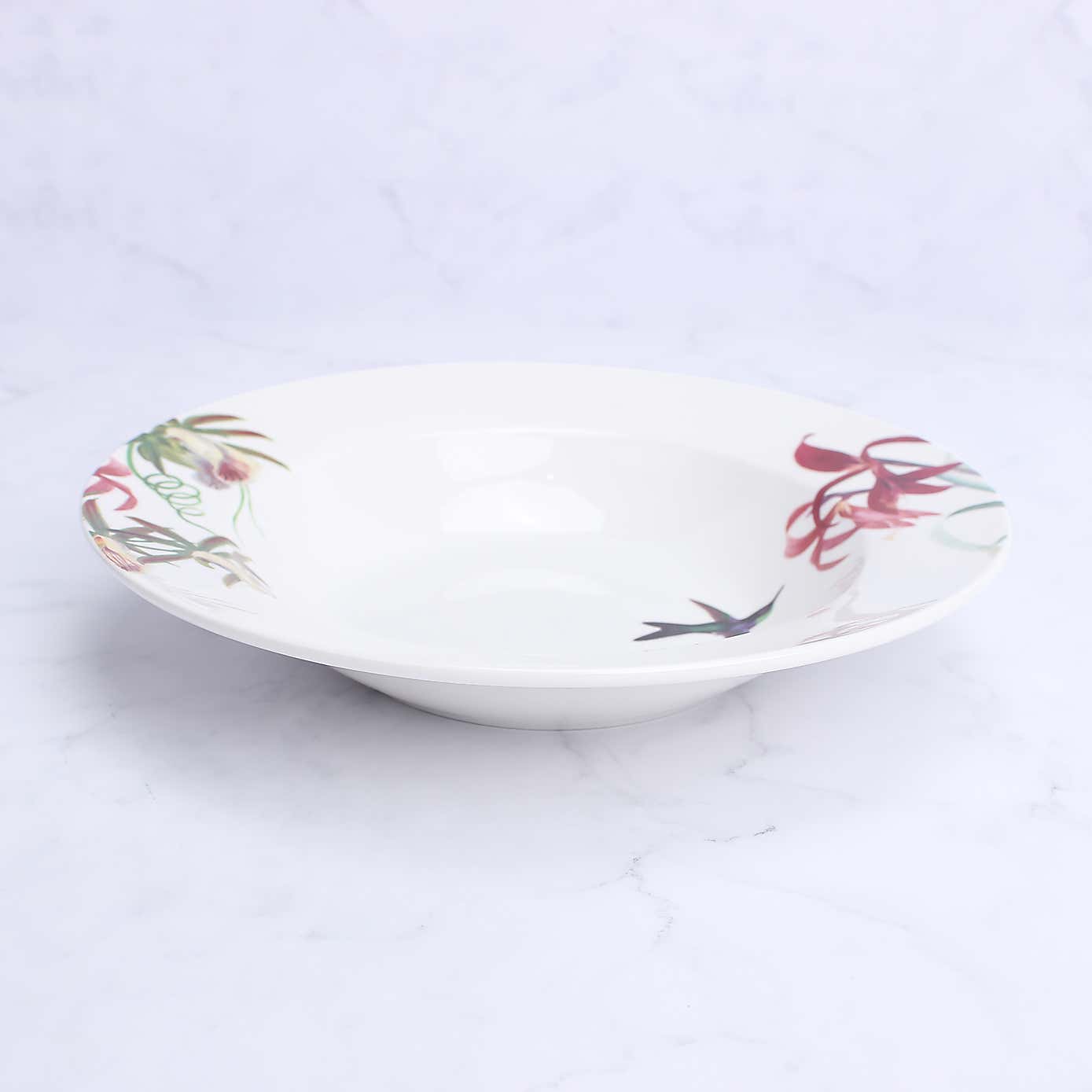 Botanical Bird Pasta Bowl
