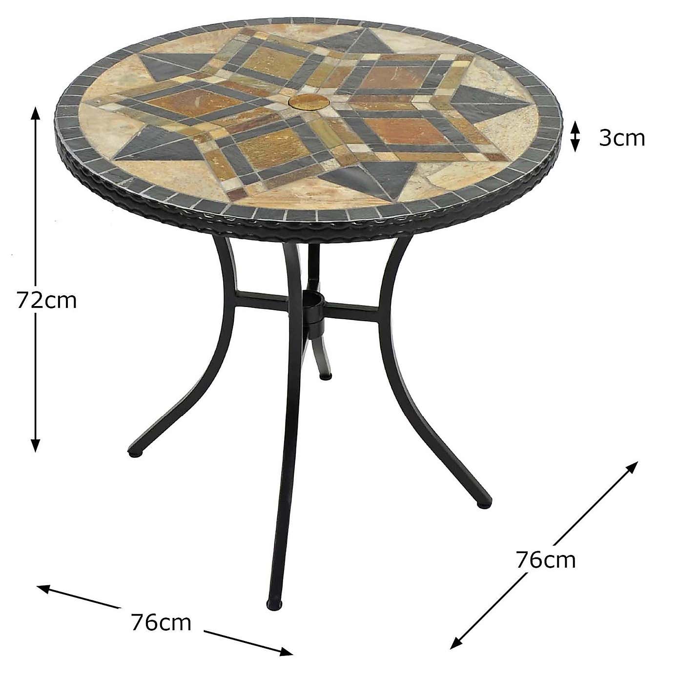 Dallas 76cm Bistro Table