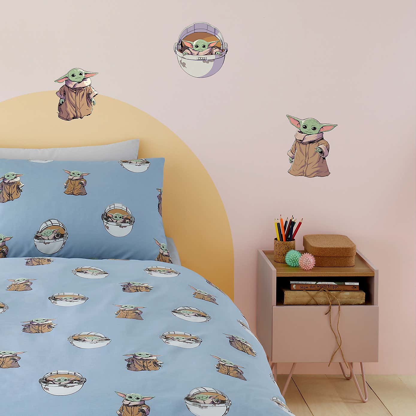 Star Wars Baby Grogu Wall Stickers